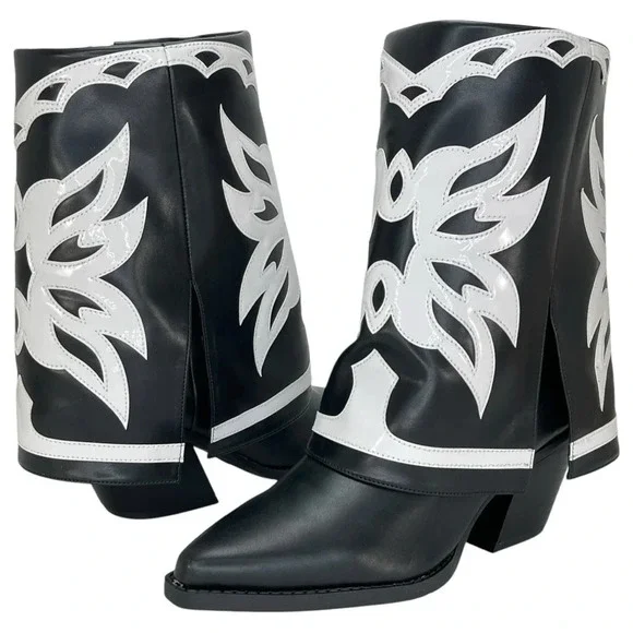 International Concepts Jadiza Western Style Over Ankle Womens Boots Size 5.5M - Picture 13 of 13